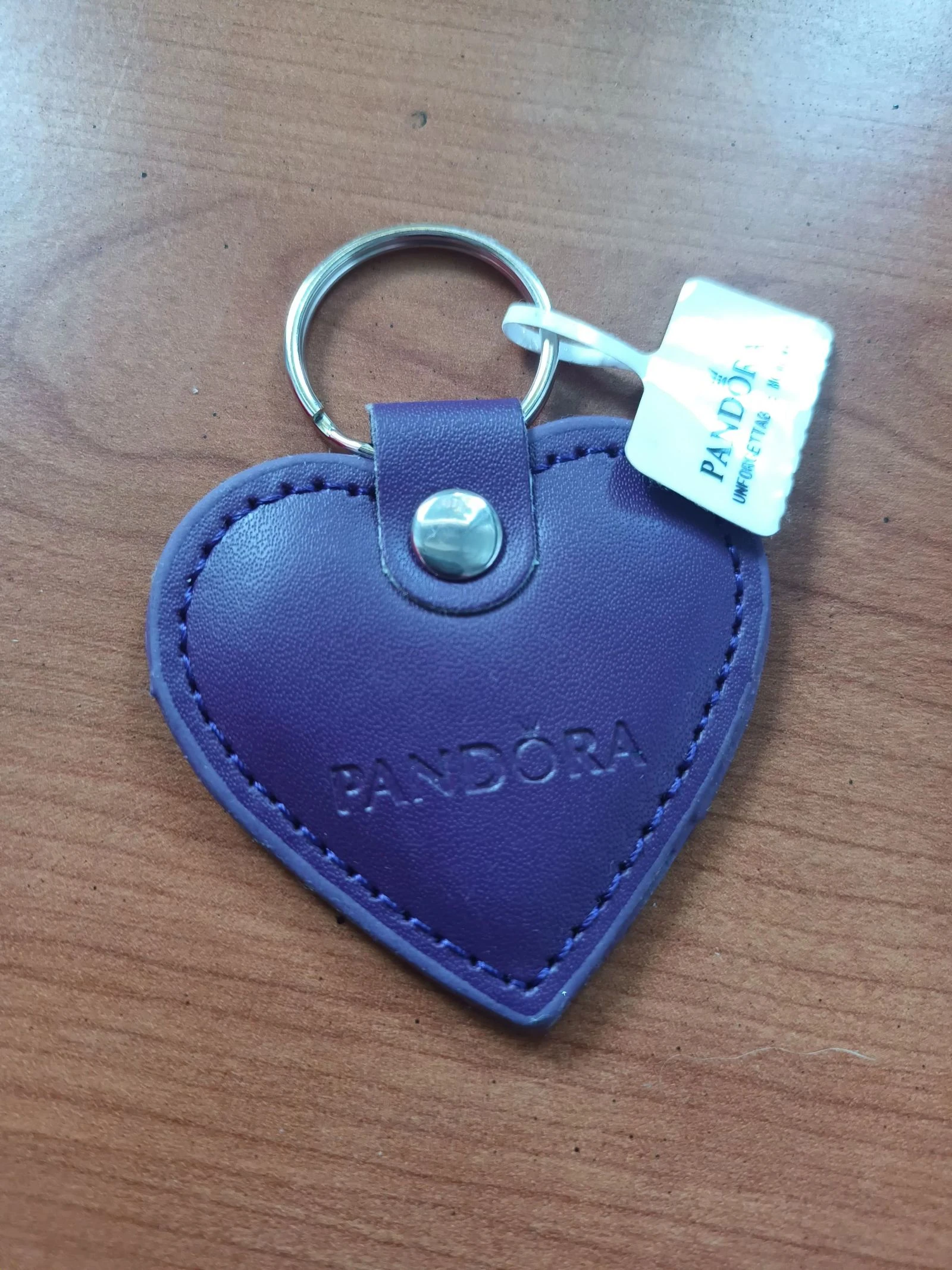 Chaveiro Pandora coração roxo – photo 4